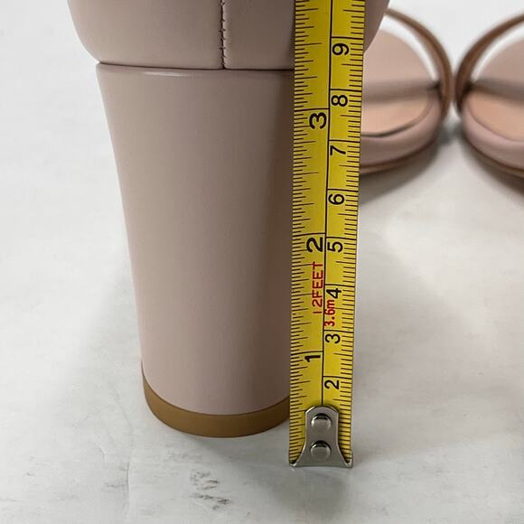 Stuart Weitzman NearlyNude Ankle Strap City Sandal in Dolce Women's 8.5 NWOB - Picture 6 of 11